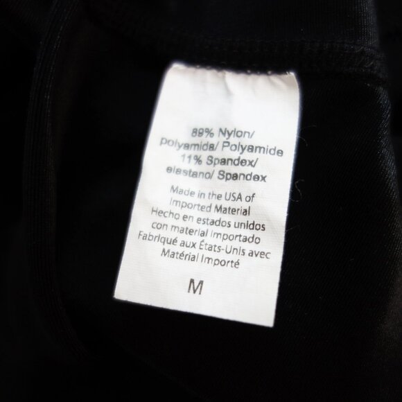 BEYOND YOGA Black Pearlized High Waisted Midi Legging Active Yoga Bottoms Size M - Picture 9 of 9